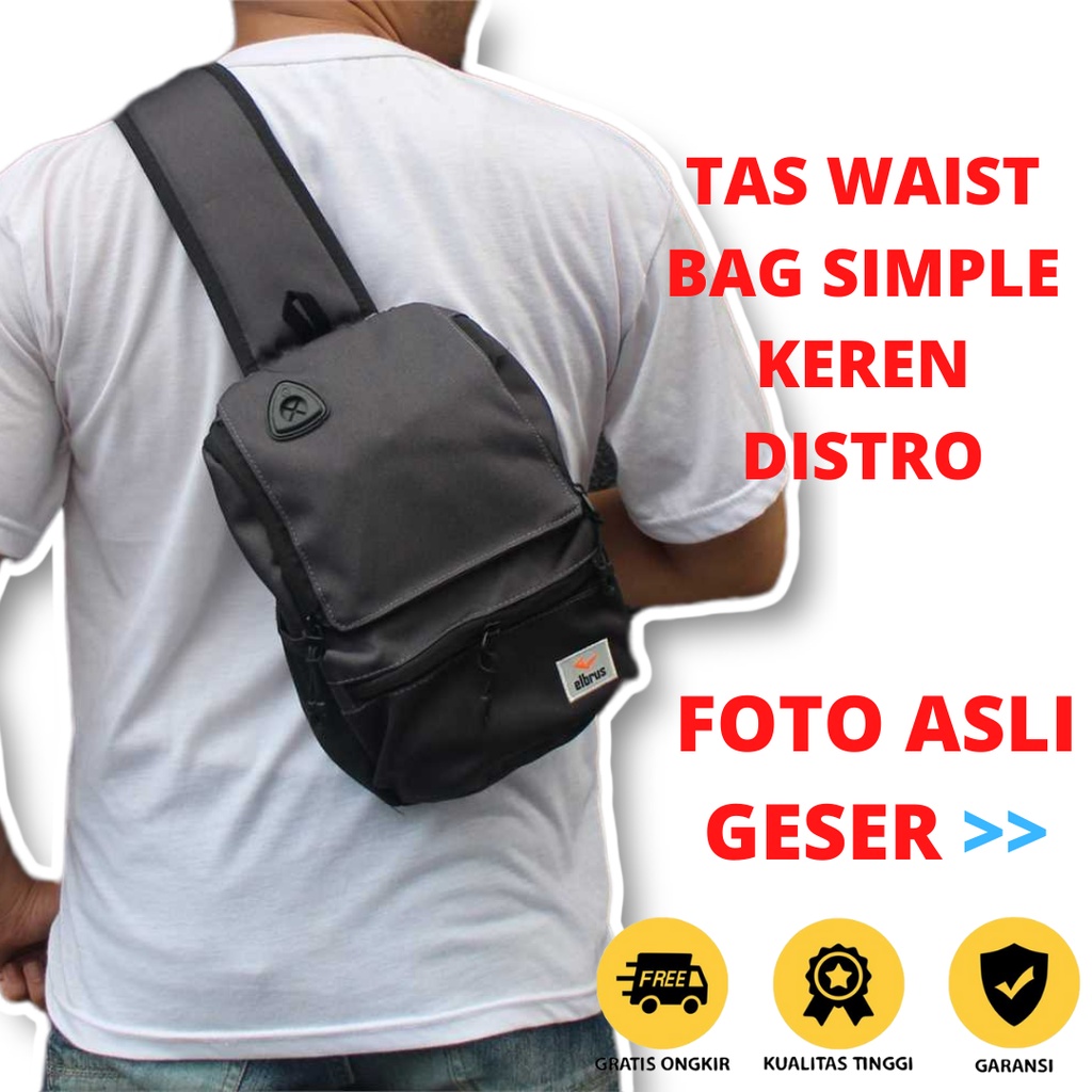 [206] NEW ARRIVAL 2022 TAS SELEMPANG SLEMPANG WAISTBAG SLINGBAG PRIA COWOK LAKI LAKI KEREN ORIGINAL 