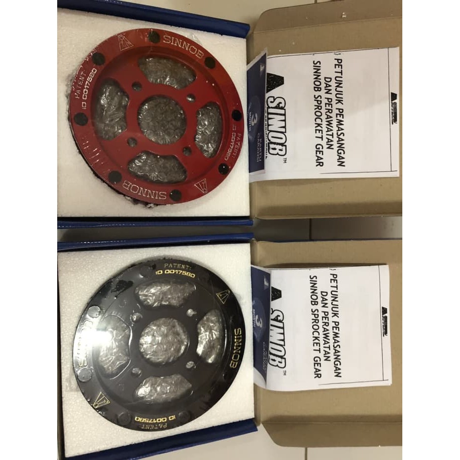 Gear Sinnob CB150 R / CBR 150 LOKAL K 45 Set RED AND BLACK