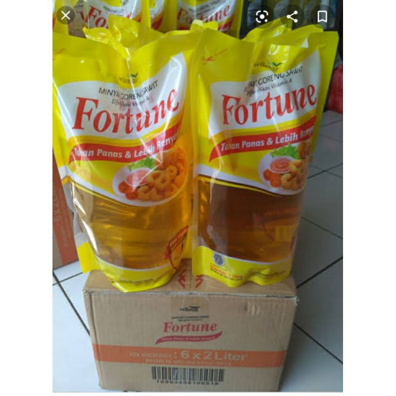 

Minyak goreng Fortune 2 liter perdus