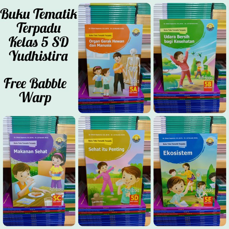 Jual Buku Tematik Terpadu 5A,5B,5C,5D,5E Kelas 5 SD/Mi K13 Revisi ...