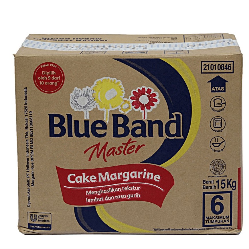 

BLUEBAND Master Cake Margarine Repack 250gr / Blue Band Kiloan BEST PRICE