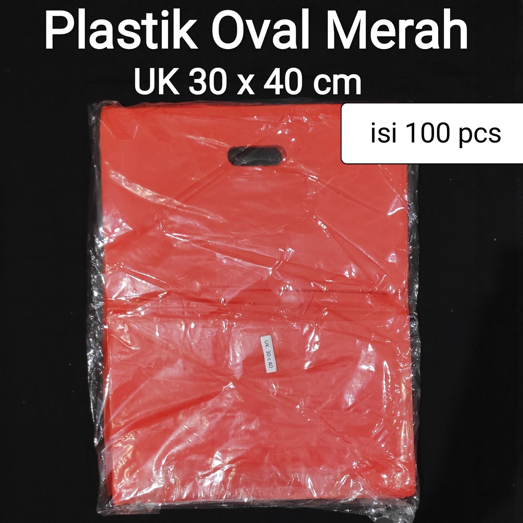 HD oval Polos 35x45, kantong plastik baju, plastik packing baju