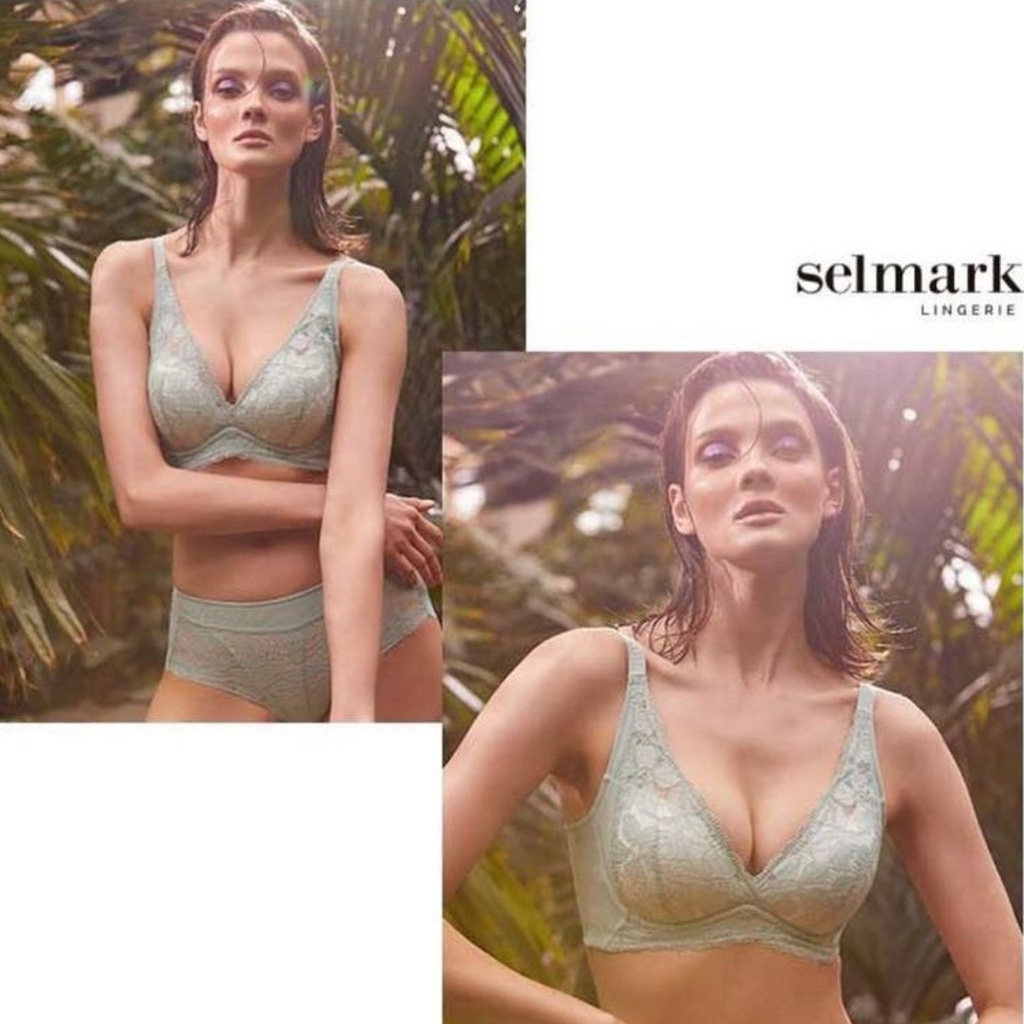 Bra Wanita SELMARK Lingerie Set [SIZE 38-40]-Mint