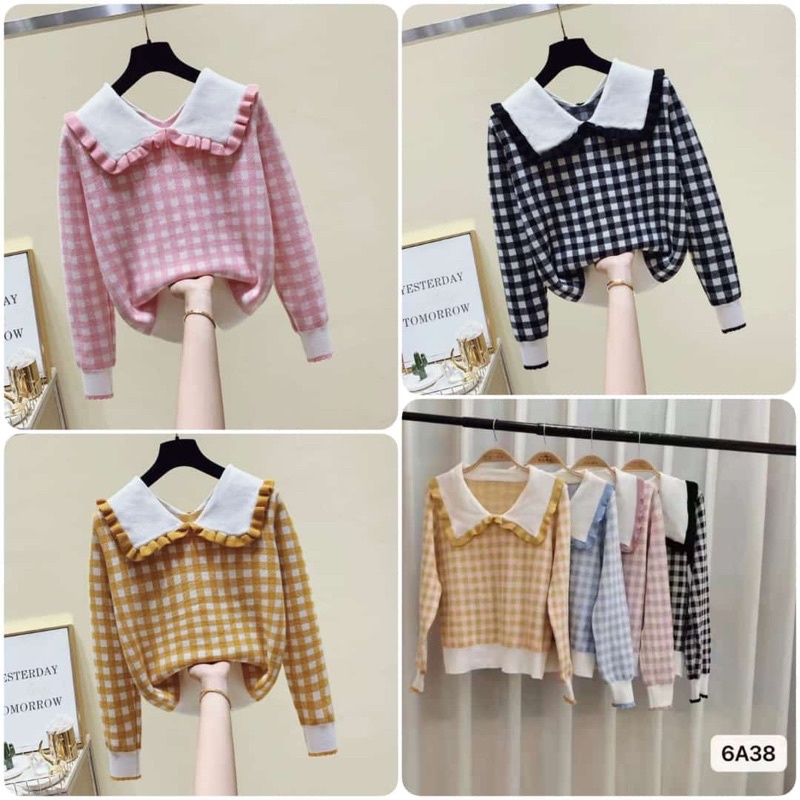 KOREAN KNITTED BLOUSE