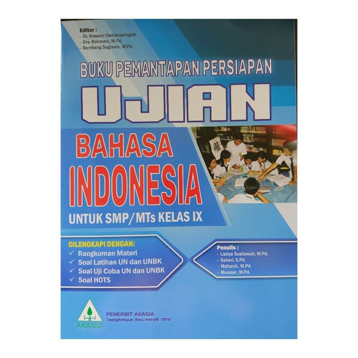 Buku Akasia Bahasa Indonesia Pemantapan Persiapan Un Smp 2019 Shopee Indonesia