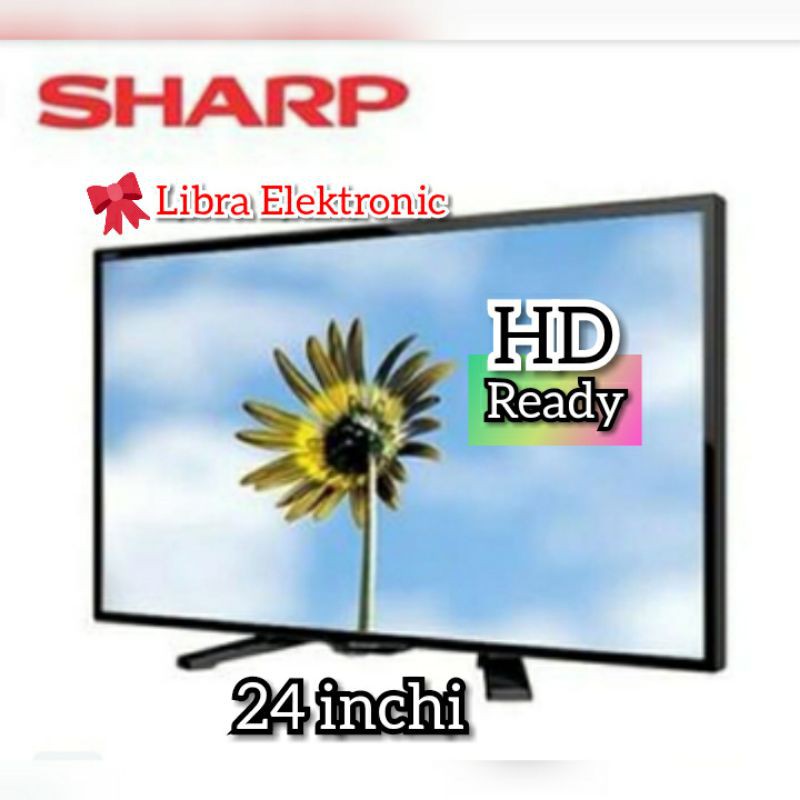 TV LED (SHARP) 24 inchi LC-24LE170I + free breket baru, bersegel & bergaransi resmi