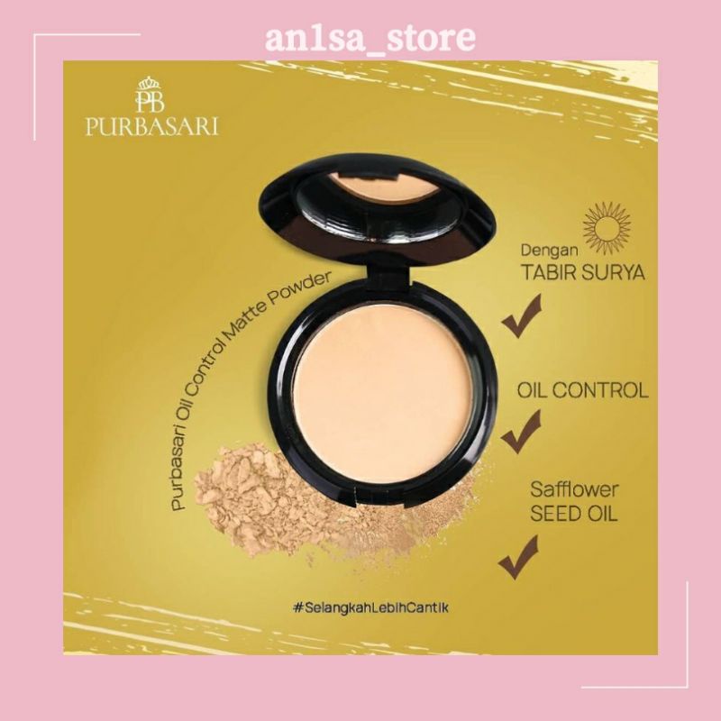 Purbasari Oil Control Matte Powder | Bedak Purbasari
