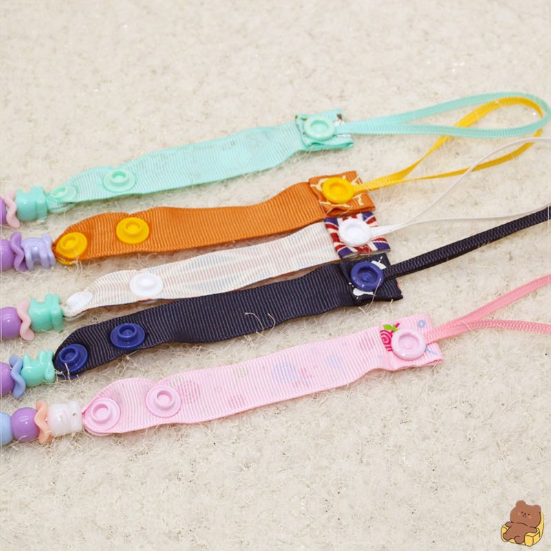 Pacifier&amp;Teether Clipper/Pacifier Holder Chain/Tali Gantungan Empeng POLOS /Klip Rantai