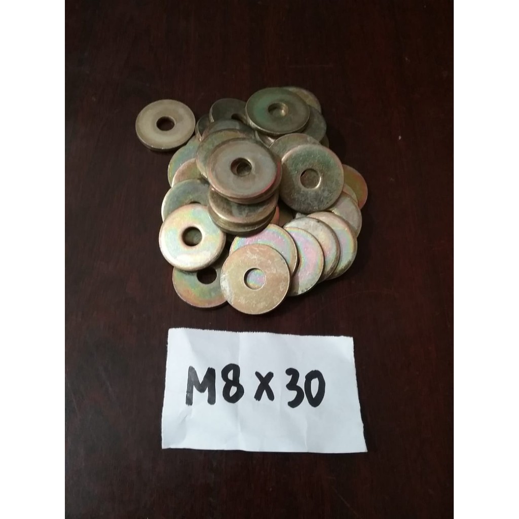 RING PLAT M8x30 - RING PLAT BAUT M8x30 ISI 50 PCS