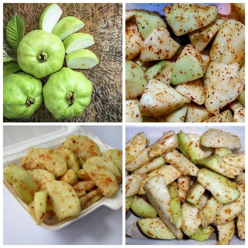 

RUJAK BUAH JAMBU KRISTAL - RUJAK JAMBU KRISTAL POTONG SEGAR PEDAS