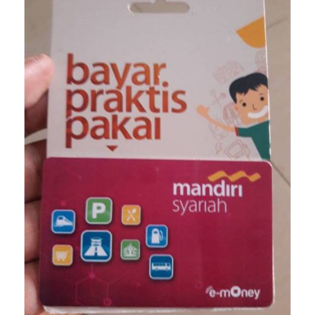 Mandiri Syariah eMoney ORI /Like eTOLL Tapcash Flazz or Brizzi