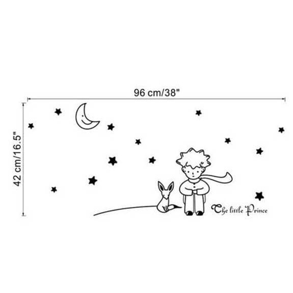 ISHOWTIENDA Wall Decal - Stiker Dinding The Little Prince