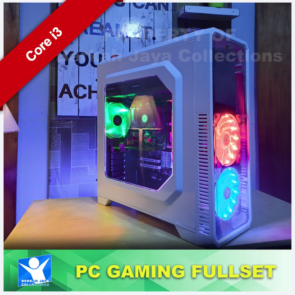 Komputer Gaming Murah GameMAX Core i3 + Monitor 16 Fullset
