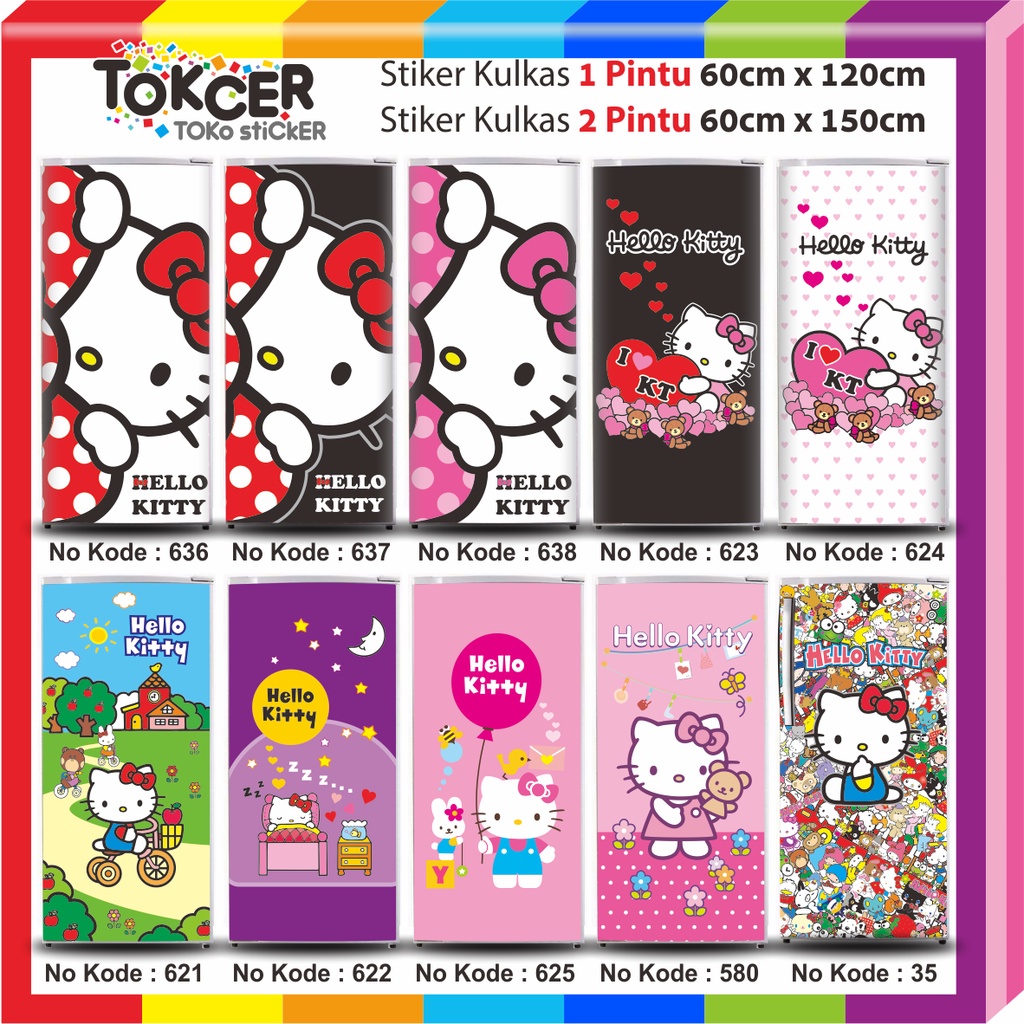 Stiker Kulkas HELLO KITTY