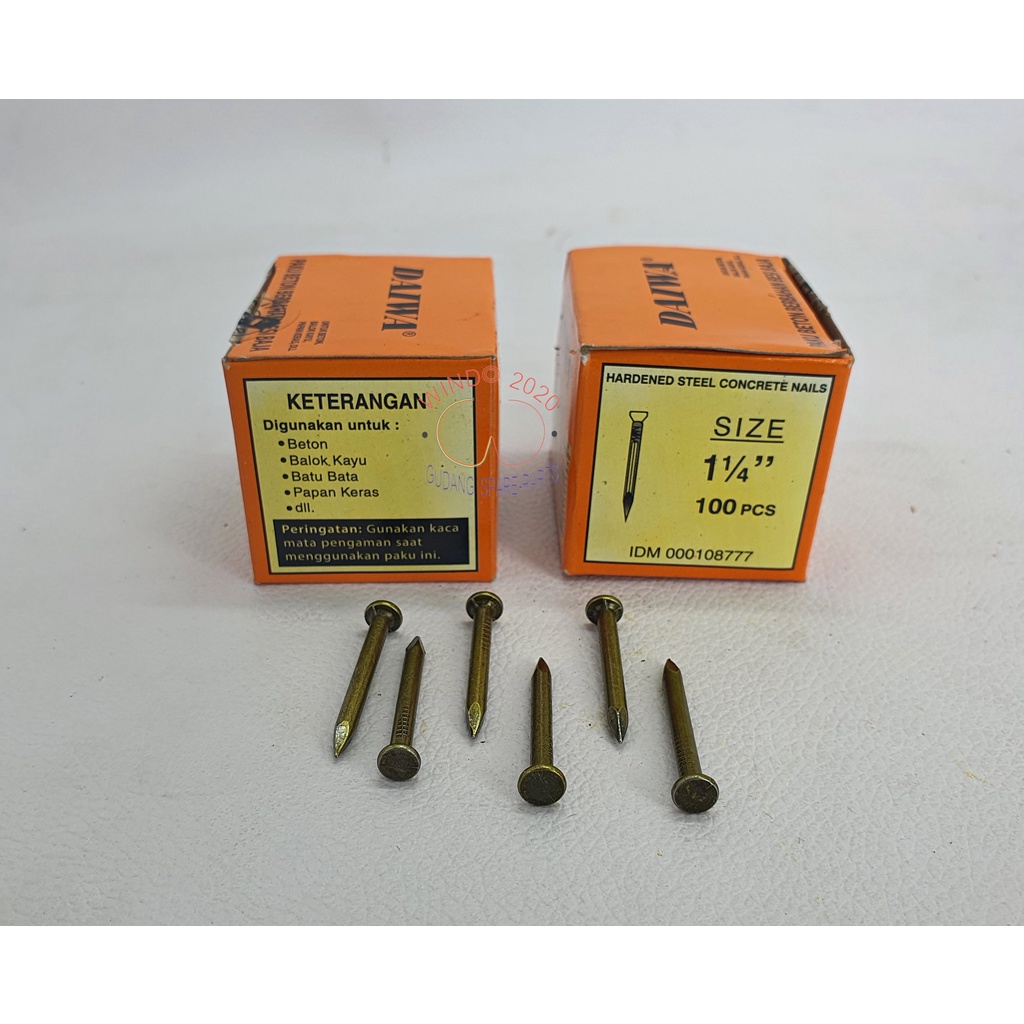 [ TERMURAH ] PAKU BETON DAIWA | PAKU BETON UKURAN  ''1 1/2 INCHI  /  ''1  1/4 INCHI  /  '' 1 INCHI