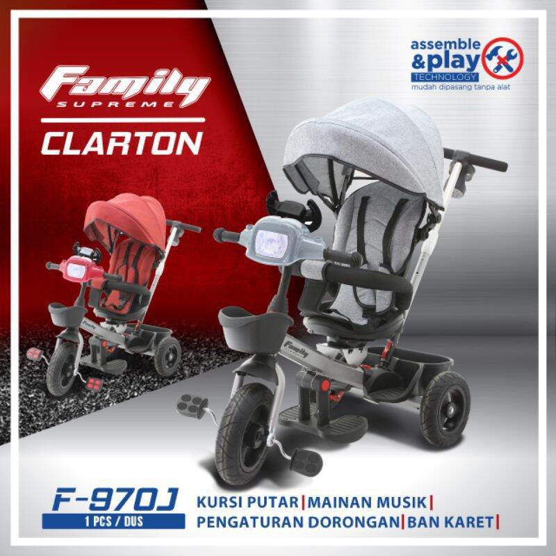 New produk family roda tiga  Supreme clarte  F970