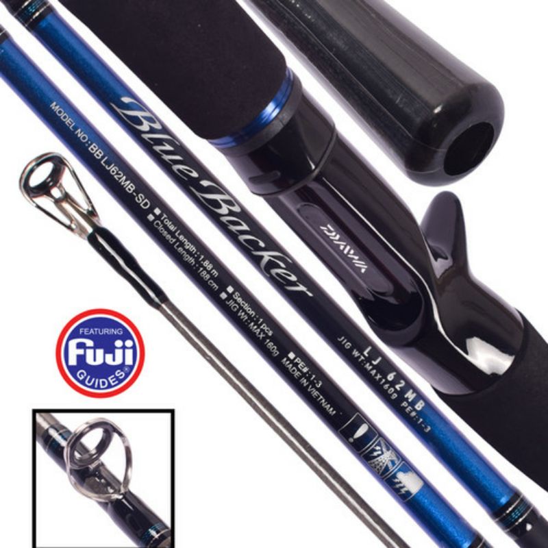 Joran Jigging OH daiwa Blue backer LJ pe 1-3|Pe 2-4|One piece|Overhead