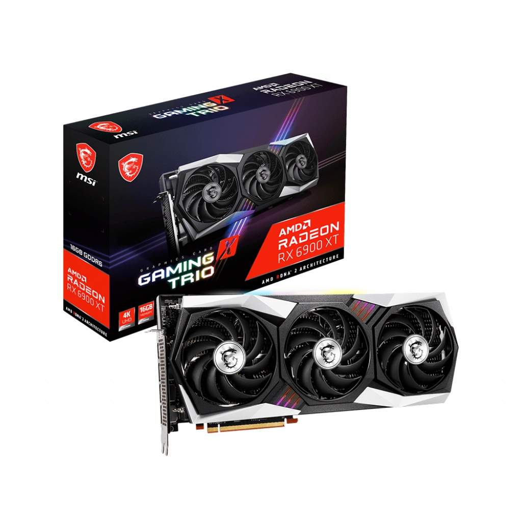 VGA MSI Radeon RX 6900 XT RX6900XT GAMING X TRIO 16GB GDDR6 Mining