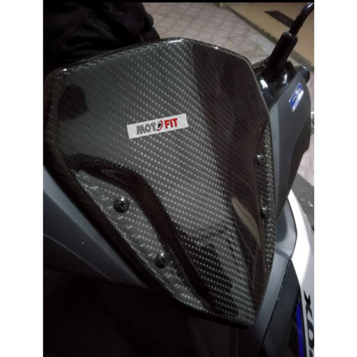 Windshield AEROX 155 vva Carbon Kevlar visor aerox carbon kevlar asli
