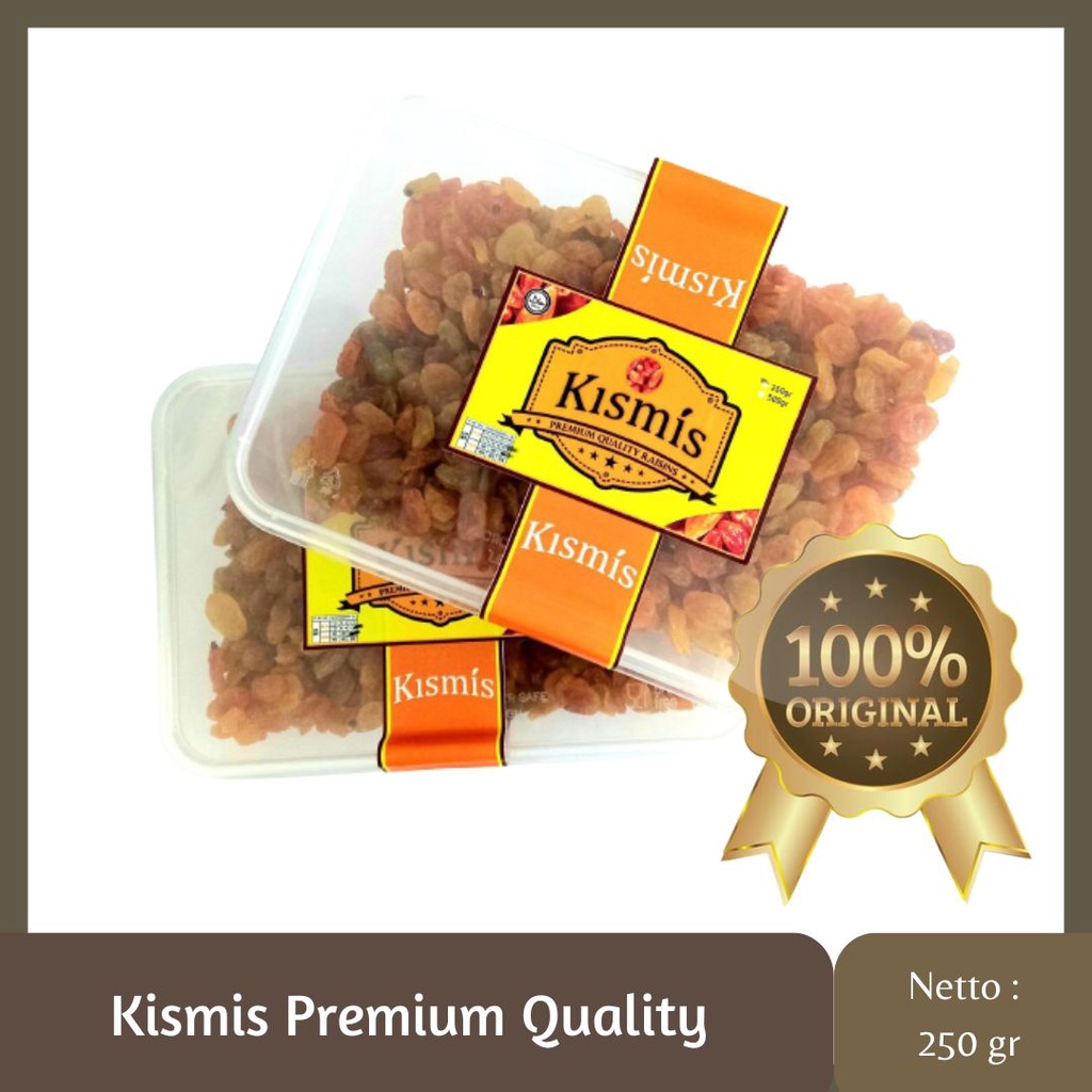 

KISMIS PREMIUM QUALITY RAISINS 250 GR