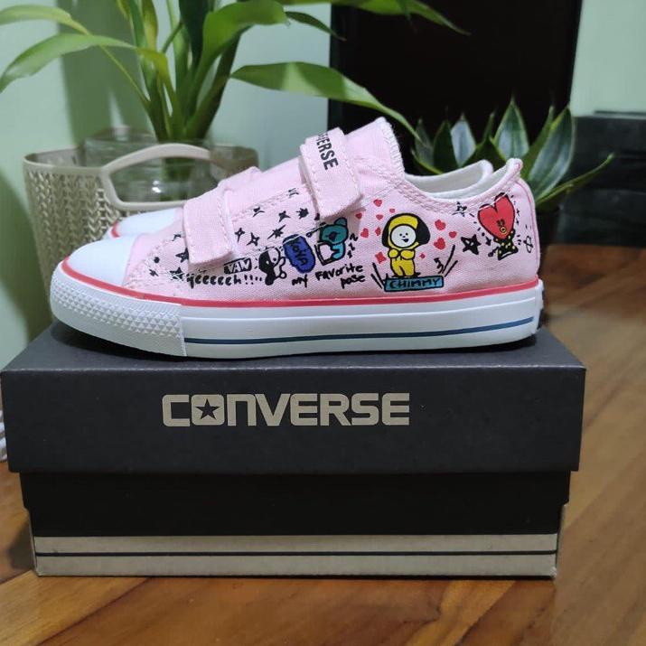 [_09] SEPATU ANAK PEREMPUAN LAKILAKI USIA 2 3 4 5 6 7 TAHUN KARAKTER BTS BT21  SEPATU SNEAKER ANAK C