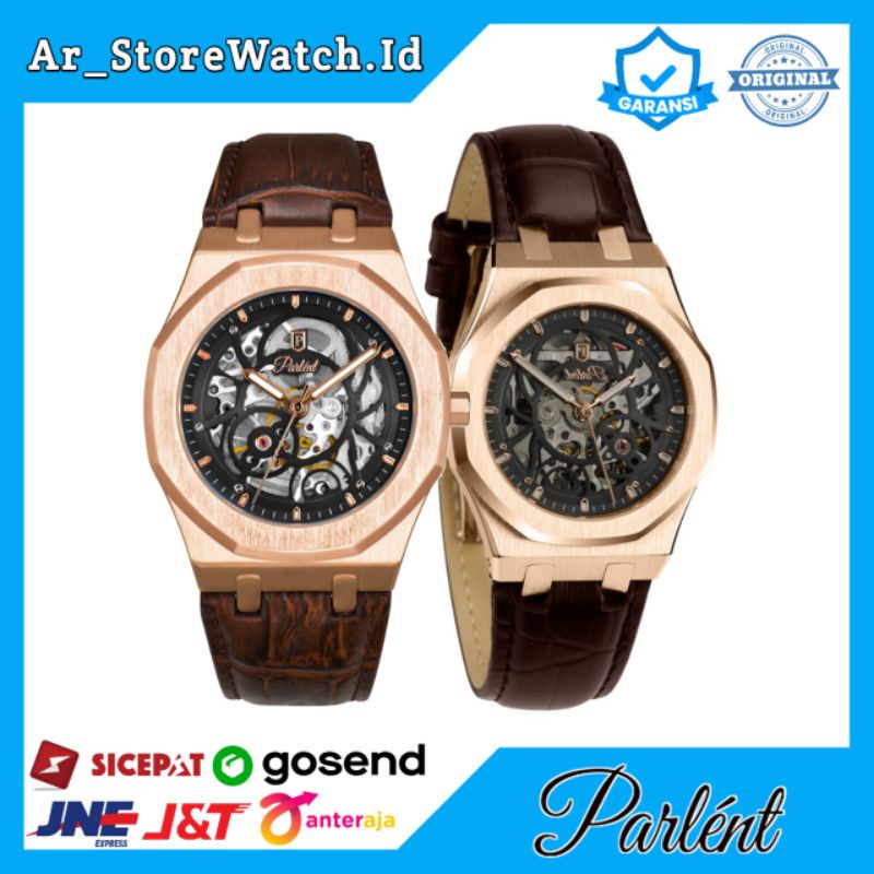 Jam Tangan Automatic Couple Parlent Kronos Original & Garansi Resmi Parlent