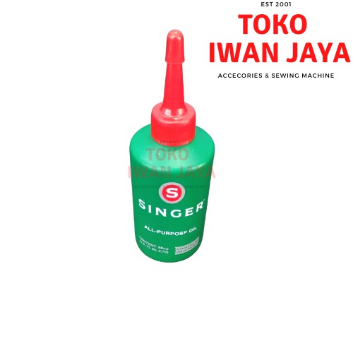 [Singer] Minyak Pelumas Mesin Jahit - Oli Dinamo - Singer Oil 80ml 80cc ORIGINAL