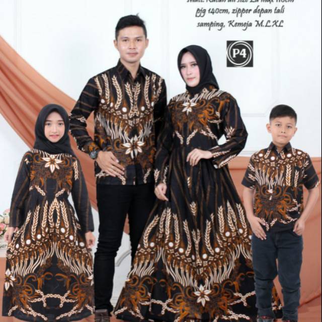 Couple Batik Keluarga Modern