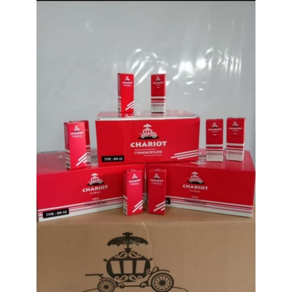 

TERLARIS TERMURAH !!!! Lem chariot 1 box isi 50pcs