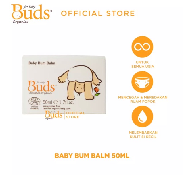 Buds Baby Bum Balm isi 50 ML.