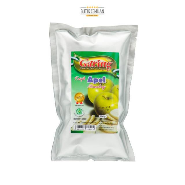 

Keripik Buah Apel Garing 100gr FREE PACKING KARDUS