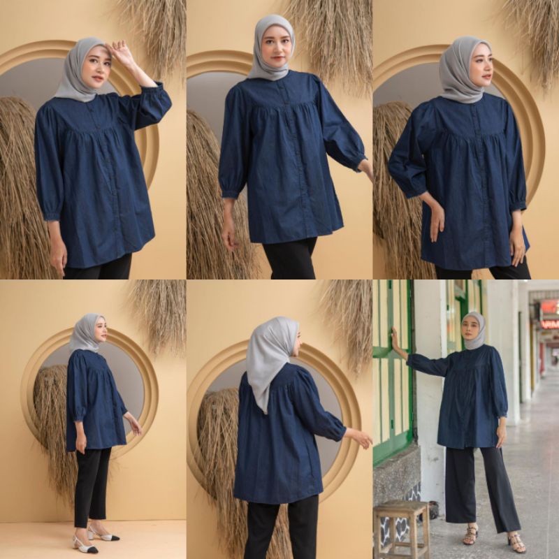 Alika Blouse heaven lights , Alika Denim Blouse heaven lights ,  Austin Shirt heaven lights , Kamala