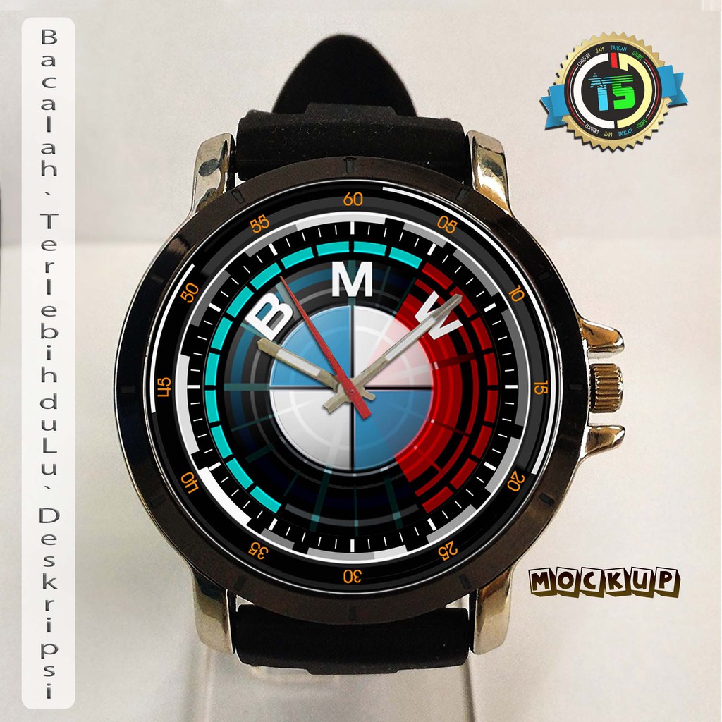 Jam Tangan BMW 02 Rubber Big | Custom Jam Tangan Store