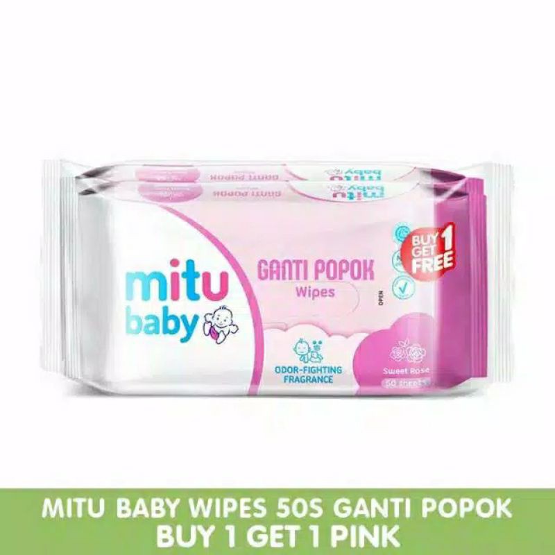 TISSUE BASAH MITU 50+50 BELI 1 GRATIS 1