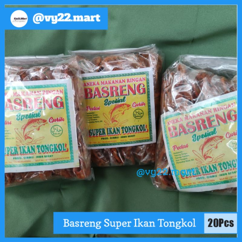 

Basreng Ikan Tongkol Bakso Goreng Pedas Gurih Cemilan 1 Pak isi 20 Pcs