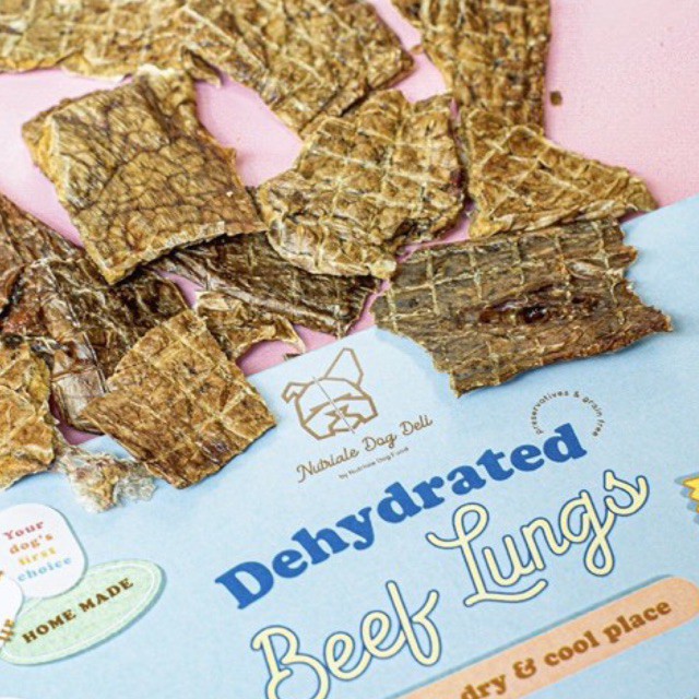 

dehydrated beef lung