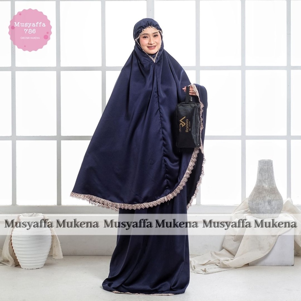 Mukena Dewasa Daily Shanum Renda Mewah Jumbo Travelling Cantik