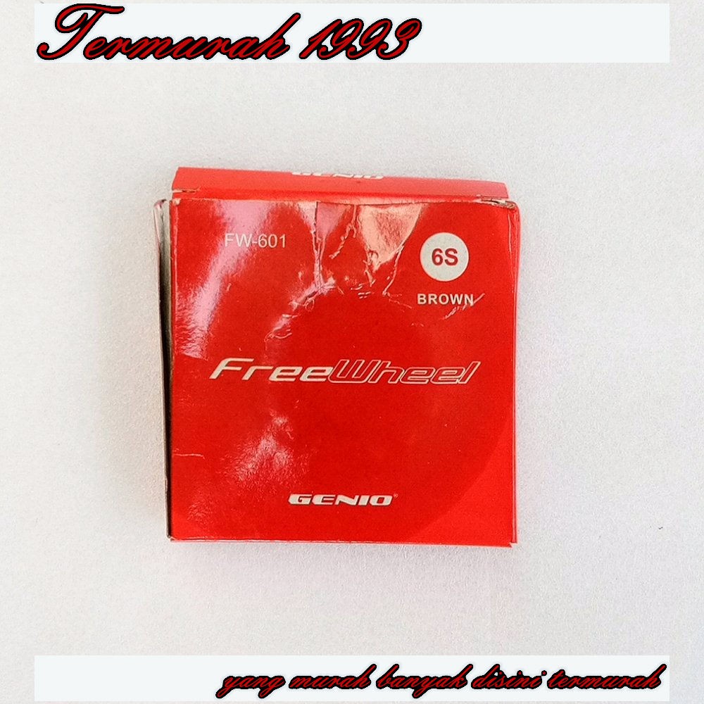 Freewheel 6 speed Genio model ulir
