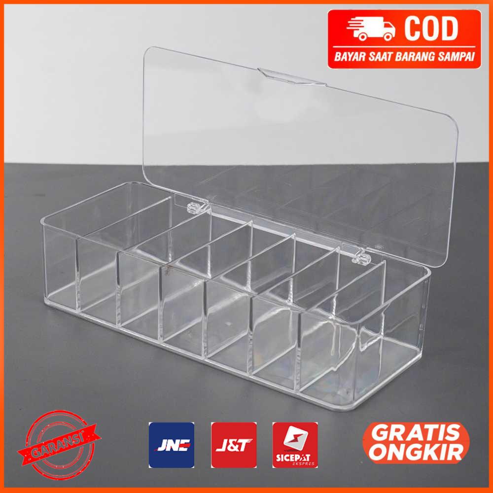 Kotak Kabel Organizer Cable Storage Box 7 Slot with Cover BN