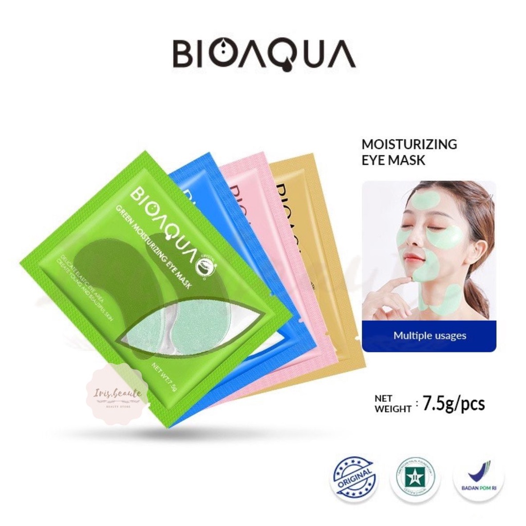 BIOAQUA Moisturizing Eye Mask / Masker Mata / Moisturize Brighten Wrinkle Care Mask