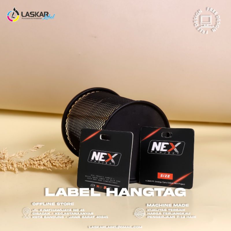 hangtag premium 700gsm / label hangtag / hangtag aksesoris