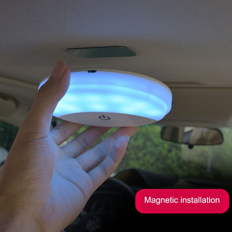 Car LED Portable Multifungsi | Lampu Interior Lamp USB Kabin Mobil