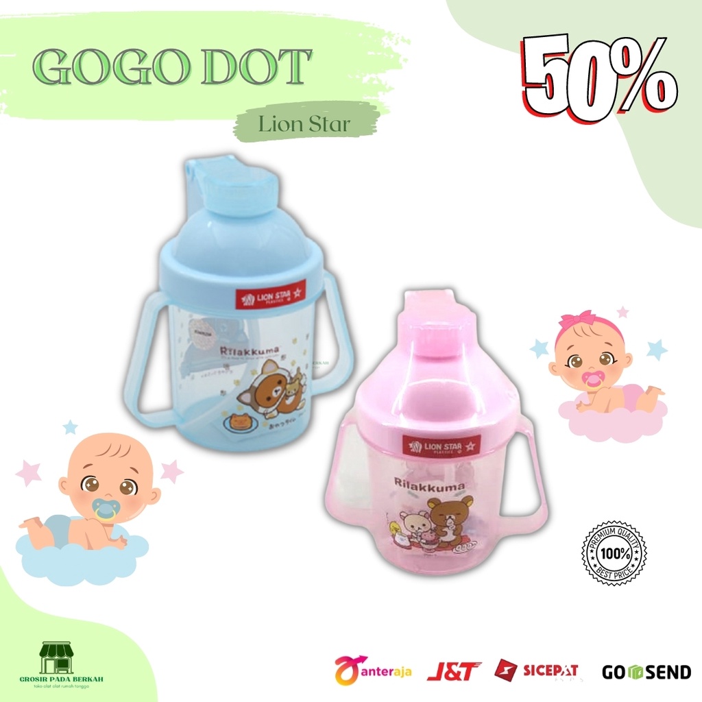 GPB - Lion Star Gogo Mug GL 35 - Botol Minum Travel Anak Kecil - DOT