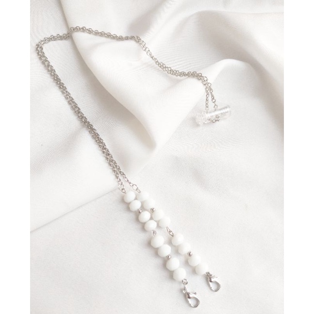 KALUNG MASKER FASHION STRAP WHITE SERIES