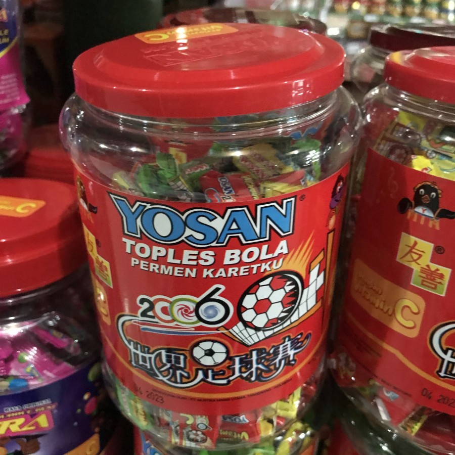 

Yosan Permen Karet Toples Bola 160gr