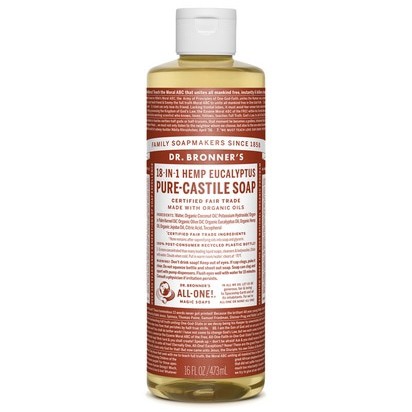 

Dr. Bronner's Pure - Castile Liquid Soap Eucalyptus - 473 Ml