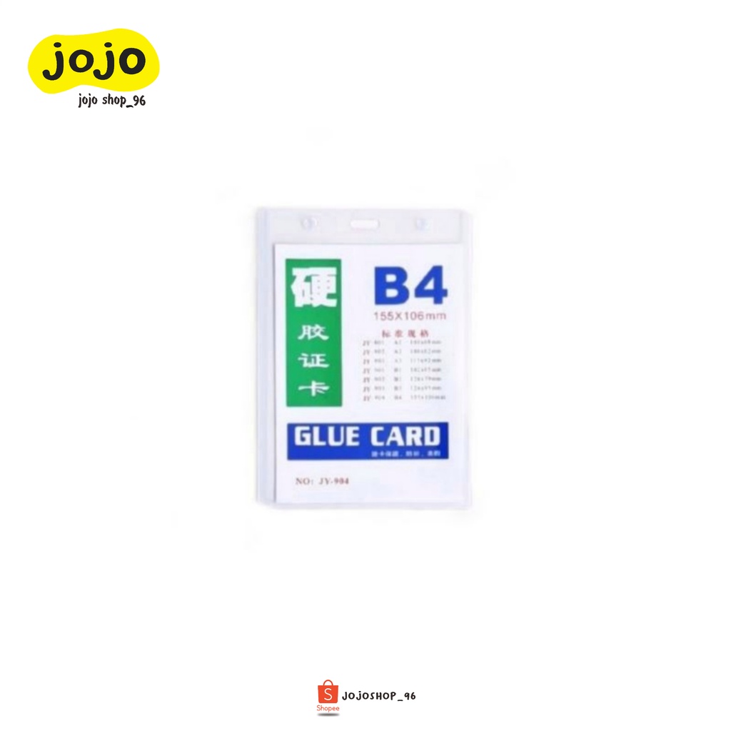

ID Card Holder | Name Tag | Name Card | Glue Card MIKA B4 Ukuran 155 x 106 mm (20pcs)