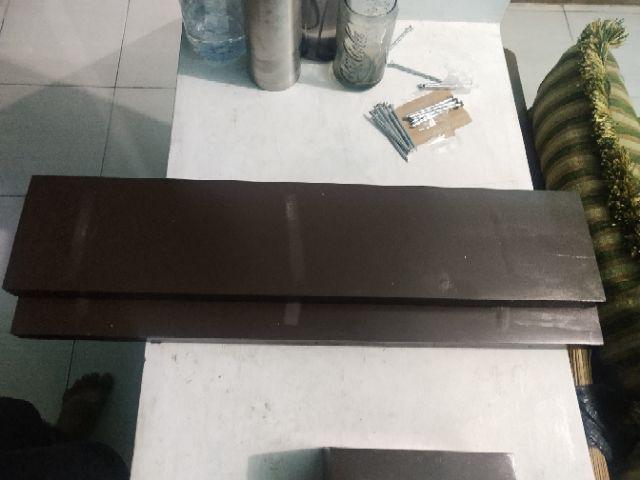 Rak Dinding Minimalis Uk 60cmx13cm Rak Hambalan 2 Pcs Rak Serbaguna Decorasi Dapur Serbaguna