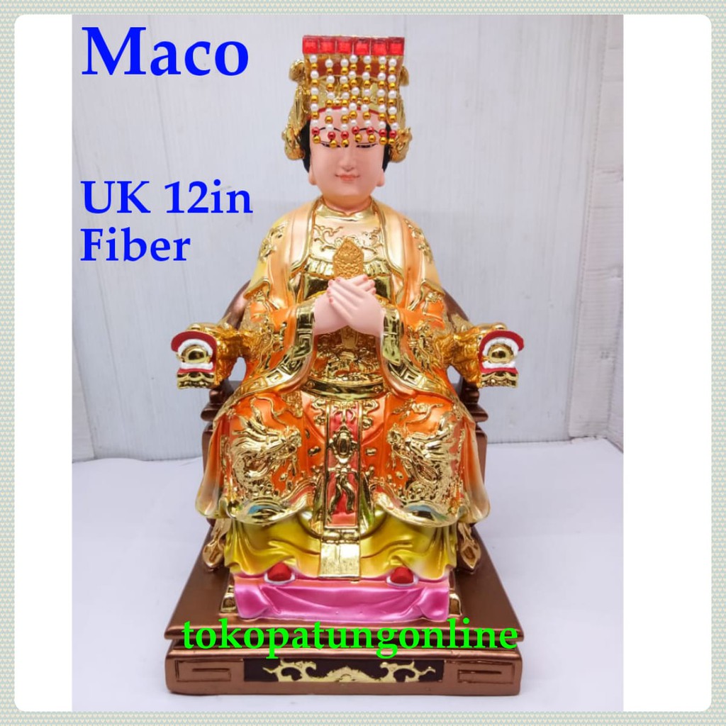 Patung Maco Mazu Fiber 12in 021P