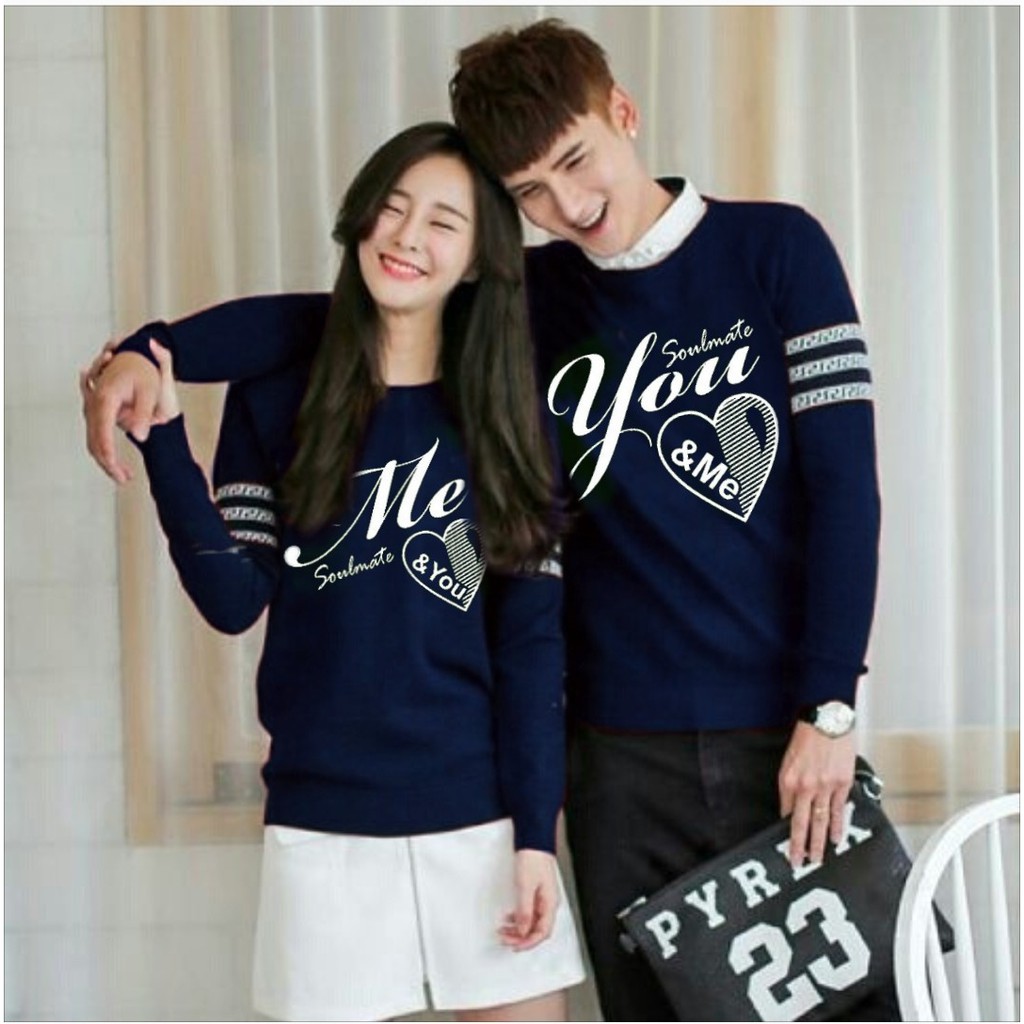 Pamelo Cod CP02 Couple Sweater/7 warna/baju cp/baju couple/baju pasangan/sweter cp/sweater cp